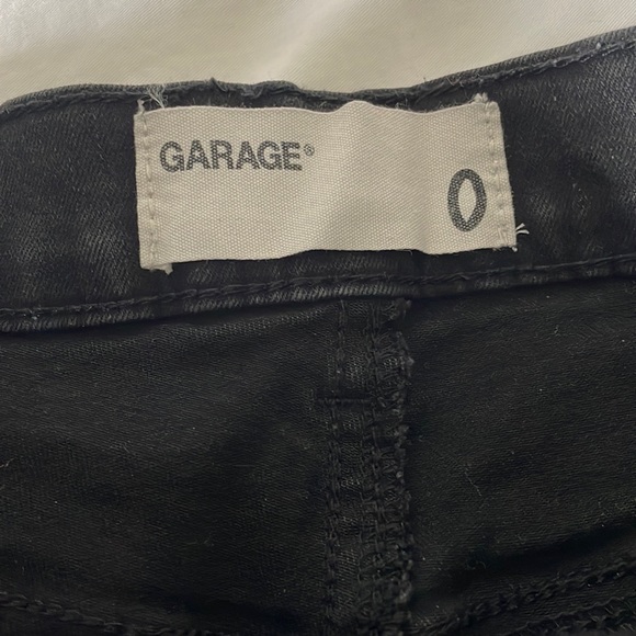 - black denim shorts - Picture 3 of 3